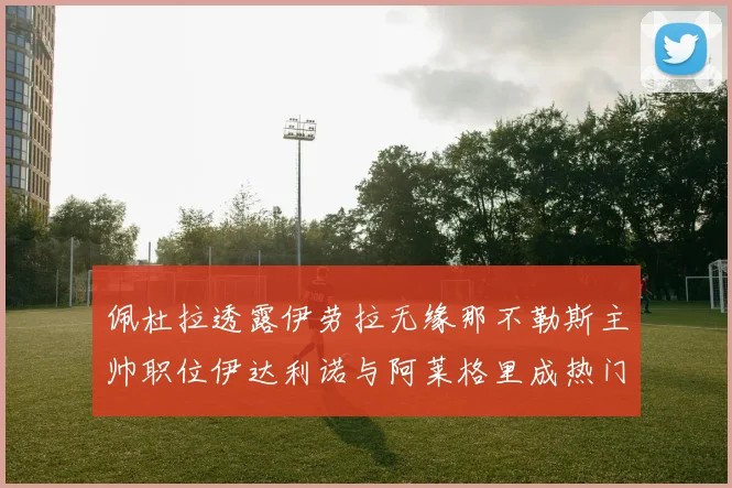 佩杜拉透露伊劳拉无缘那不勒斯主帅职位伊达利诺与阿莱格里成热门候选人